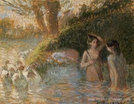 Baignade des filles d'oie Baignade des filles d'oie