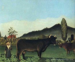 (Paysage avec vache) (Paysage avec vache)
