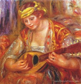 Femme avec une mandoline Femme avec une mandoline