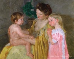 Mère et deux enfants Mère et deux enfants