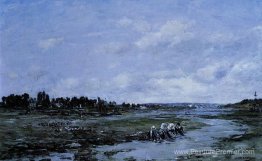 Blanchisseurs sur les rives de la rivière Blanchisseurs sur les rives de la rivière