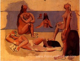 Cinq baigneurs Cinq baigneurs