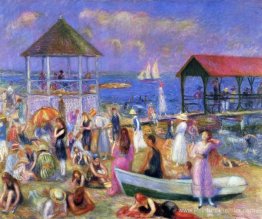 Scène de plage, New London Scène de plage, New London