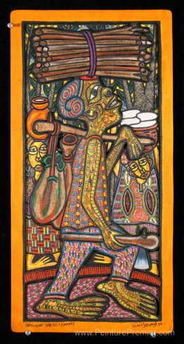 Palmwine Tapper et famille Palmwine Tapper et famille