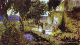 Par une piscine Par une piscine