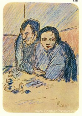 Homme et femme au café (étude) Homme et femme au café (étude)
