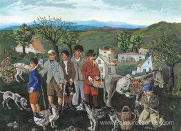 Village avec des chiffres Village avec des chiffres