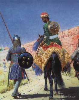 Guerrier monté à Jaipur Guerrier monté à Jaipur