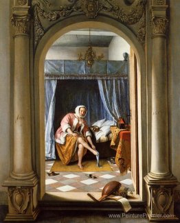 Femme à ses toilettes Femme à ses toilettes