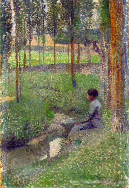 Femme au bord de la forêt Femme au bord de la forêt