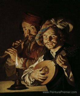 Le luteniste et flaitiste Le luteniste et flaitiste