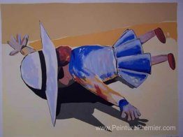 Écolière tombée Écolière tombée