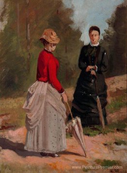 Deux figures féminines Deux figures féminines