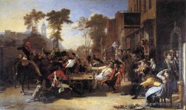 Les retraités de Chelsea lisant le dépôt de Waterloo Les retraités de Chelsea lisant le dépôt de Waterloo