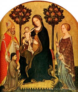 Madonna avec enfant et St.Catherine, St.Nicolas et Donor Gentile Madonna avec enfant et St.Catherine, St.Nicolas et Donor Gentile