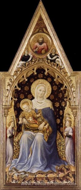 Taute arrière en carrière, vierge et enfant Taute arrière en carrière, vierge et enfant