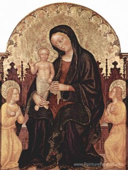 Madonna avec deux anges Madonna avec deux anges