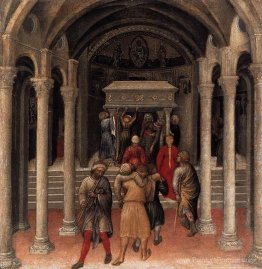 Autorceur en carrière, pèlerins au tombeau de St.Nicholas de Bar Autorceur en carrière, pèlerins au tombeau de St.Nicholas de Bar