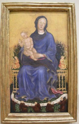Madonna intronisée avec des anges Madonna intronisée avec des anges