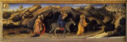 Adoration du retable des mages, panneau de prédvel à gauche repr Adoration du retable des mages, panneau de prédvel à gauche repr