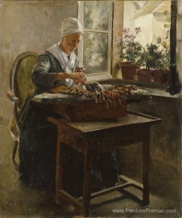 Spetsknypplerskan 1885 Spetsknypplerskan 1885