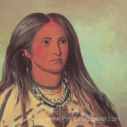 Sha-kó-ka (menthe), une fille Mandan Sha-kó-ka (menthe), une fille Mandan