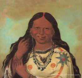 Kei-a-gis, une femme des plaines ojibwa Kei-a-gis, une femme des plaines ojibwa