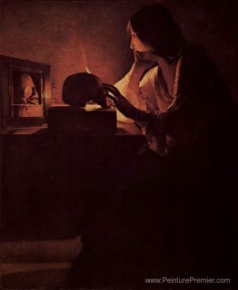 Se repentir de la Madeleine, également appelée Magdalene devant Se repentir de la Madeleine, également appelée Magdalene devant
