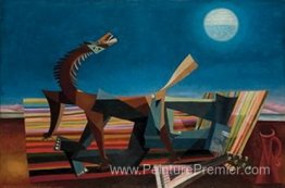 Hommage au Douanier Rousseau, le rêve de la bohémienne endormie Hommage au Douanier Rousseau, le rêve de la bohémienne endormie