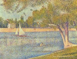 La rivière Seine à La Grande-Jatte La rivière Seine à La Grande-Jatte