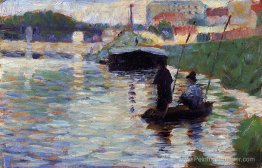 Le pont - vue de la Seine Le pont - vue de la Seine