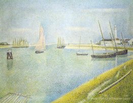Le canal des gravelines, en direction de la mer Le canal des gravelines, en direction de la mer