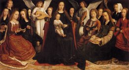 Madonna avec des anges et des saints Madonna avec des anges et des saints