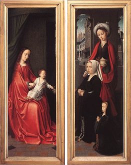 Triptych de Jan des Tromppes (arrière des ailes) Triptych de Jan des Tromppes (arrière des ailes)