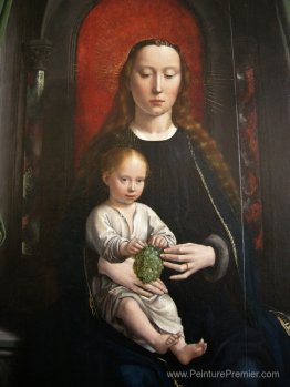 Polyptych de Cervara: Panel central Madonna et l'enfant intronis Polyptych de Cervara: Panel central Madonna et l'enfant intronis