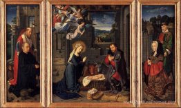 Triptyque avec la nativité Triptyque avec la nativité