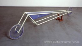 Véhicule à ossature de perle avec réservoir de triangle bleu vio Véhicule à ossature de perle avec réservoir de triangle bleu vio