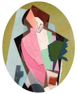 Femme avec une plante verte Femme avec une plante verte