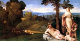 Nymphes et enfants dans un paysage avec des bergers Nymphes et enfants dans un paysage avec des bergers