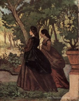 Zwei Damen im Garten von Castiglioncello Zwei Damen im Garten von Castiglioncello