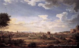Vue de Rome depuis le mont Mario, au sud-est Vue de Rome depuis le mont Mario, au sud-est