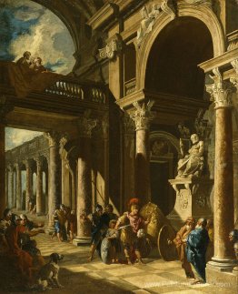 Alexandre le Grand coupant le nœud gordian Alexandre le Grand coupant le nœud gordian