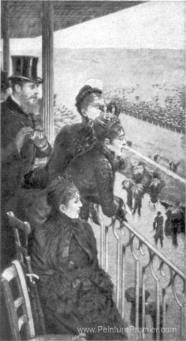 À la Tribune pendant la course À la Tribune pendant la course