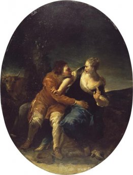 Un cavalier persistant (scène de genre) Un cavalier persistant (scène de genre)
