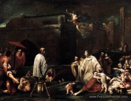 L'intercession du bienheureux de Bernardo Tolomeo pour la fin de L'intercession du bienheureux de Bernardo Tolomeo pour la fin de
