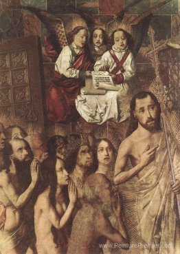 Christ menant les patriarches au paradis (détail) Christ menant les patriarches au paradis (détail)