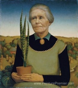 Femme avec des plantes Femme avec des plantes