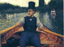 Rameur dans un chapeau haut Rameur dans un chapeau haut
