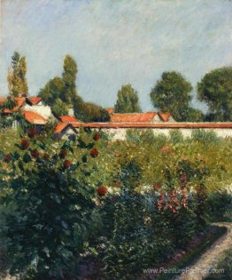 Le jardin de Petit Gennevillers, les toits roses Le jardin de Petit Gennevillers, les toits roses