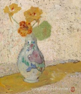 Trois fleurs dans un vase Trois fleurs dans un vase